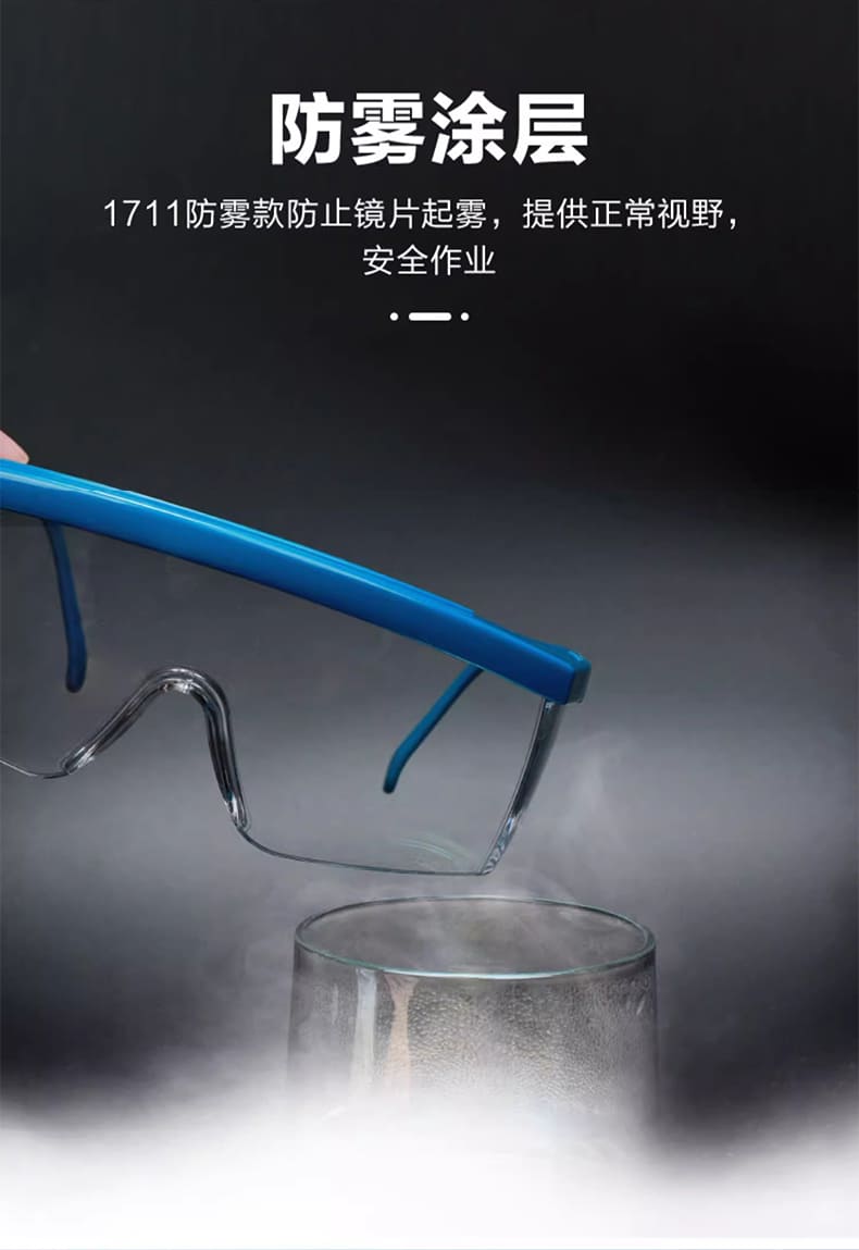3M 1711 防护眼罩 （透明镜片、防刮擦、防紫外线）